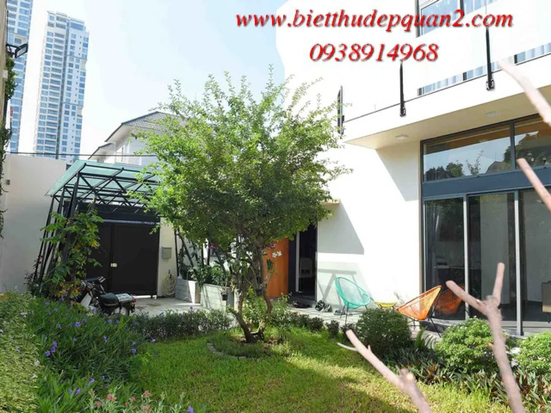 biệt vườn Thảo Điền đẹp cho thuê