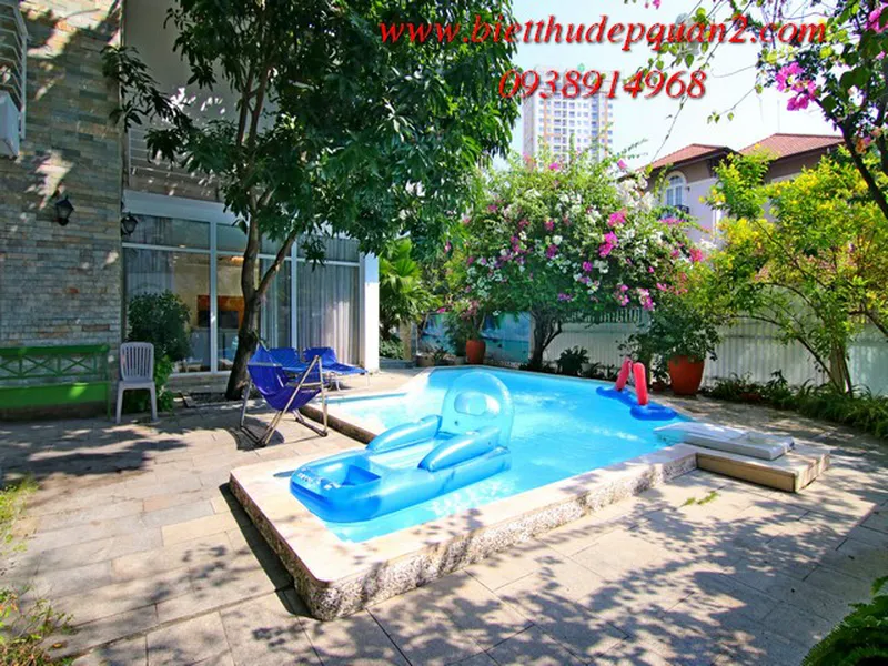 CHO THUÊ BIỆT THỰ KHU COMPOUND QUẬN 2