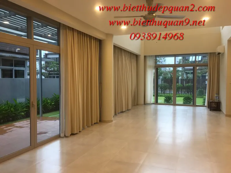 Cho thuê biệt thự vườn Riviera Cove Quận 9