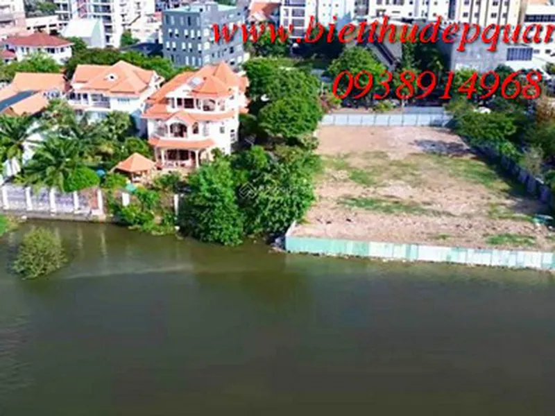 Đất biệt thự 2 mặt tiền Nguyễn Văn Hưởng bờ sông