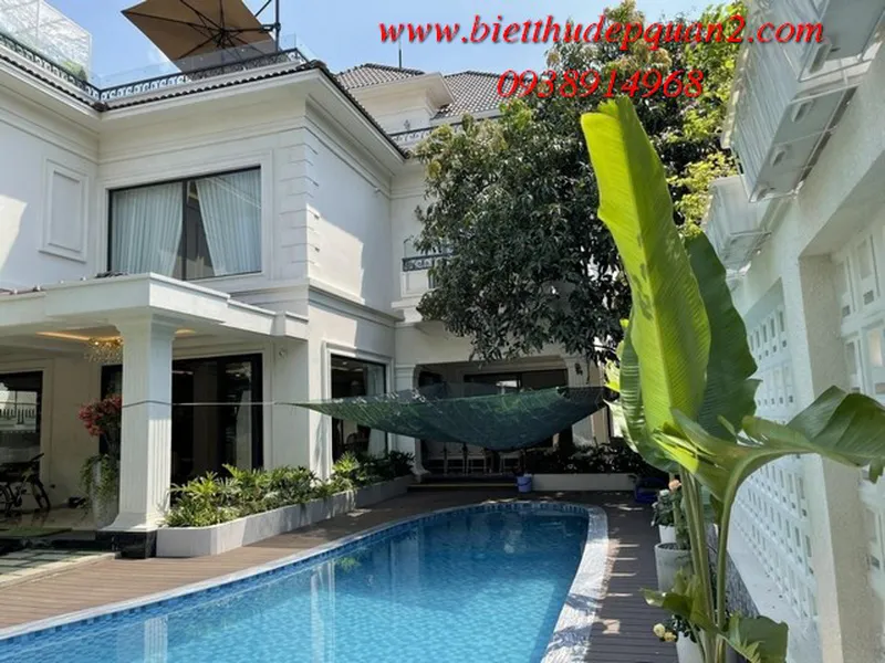 Villa Nguyễn Văn Hưởng, P. Thảo Điền, Quận 2 cho thuê