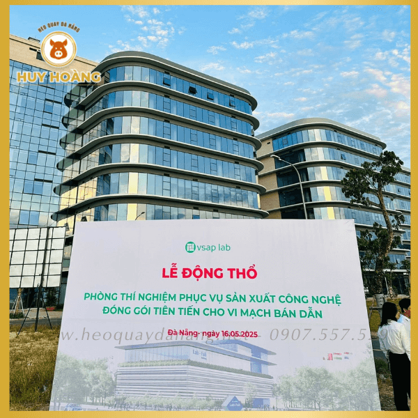 Mâm cúng động thổ phòng thí nghiệm 1