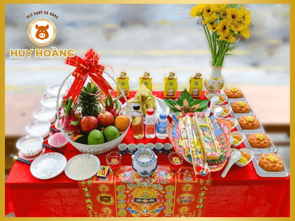 Không khí cúng khai trương trang nghiêm