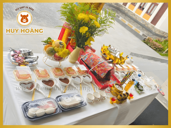 Mâm cúng khai trương spa sang trọng