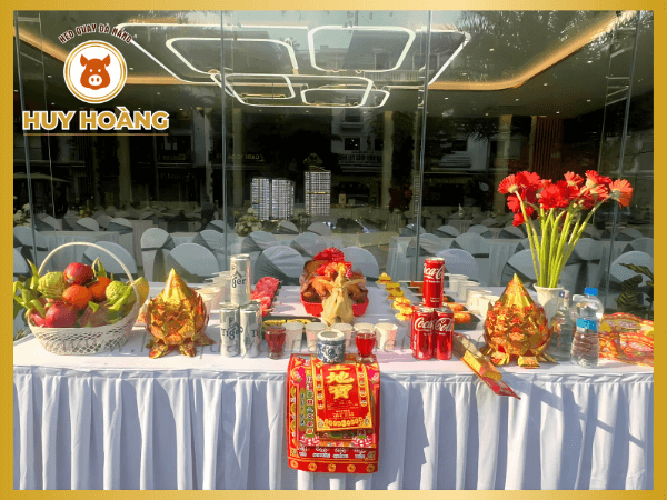 Mâm cúng khai trương đơn giản đẹp