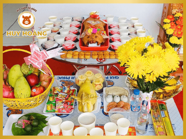 Mâm cúng khai trương hồng phát