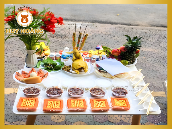 Mâm cúng nhập trạch đơn giản 5