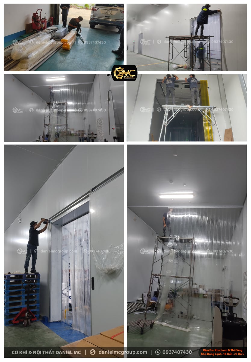 Kho đông lạnh Hải Sản 700 tấn, nhiệt độ từ -18 đến -25 độ C Kho đông lạnh Hải Sản 700 tấn, nhiệt độ từ -18 đến -25 độ C
