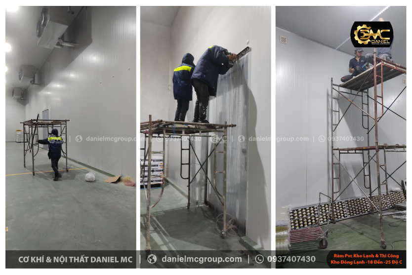 Kho đông lạnh Hải Sản 700 tấn, nhiệt độ từ -18 đến -25 độ C Kho đông lạnh Hải Sản 700 tấn, nhiệt độ từ -18 đến -25 độ C