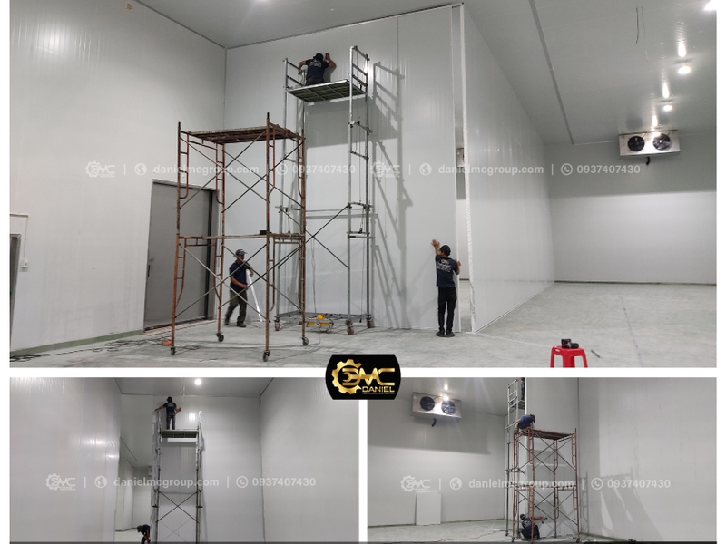 Kho đông lạnh Thực phẩm 700 tấn, nhiệt độ từ -18 đến -25 độ C với hệ thống giám sát online SCADA 24/7