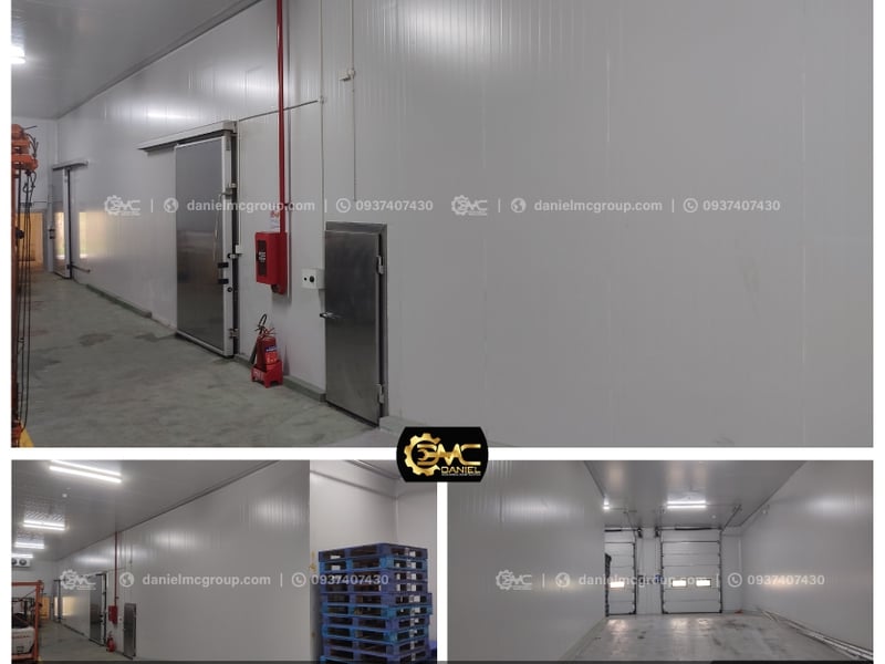 Kho đông lạnh Thực phẩm 700 tấn, nhiệt độ từ -18 đến -25 độ C với hệ thống giám sát online SCADA 24/7
