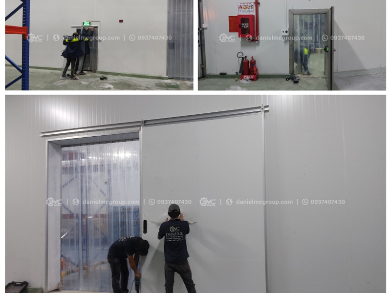 Kho đông lạnh Thực phẩm 700 tấn, nhiệt độ từ -18 đến -25 độ C với hệ thống giám sát online SCADA 24/7