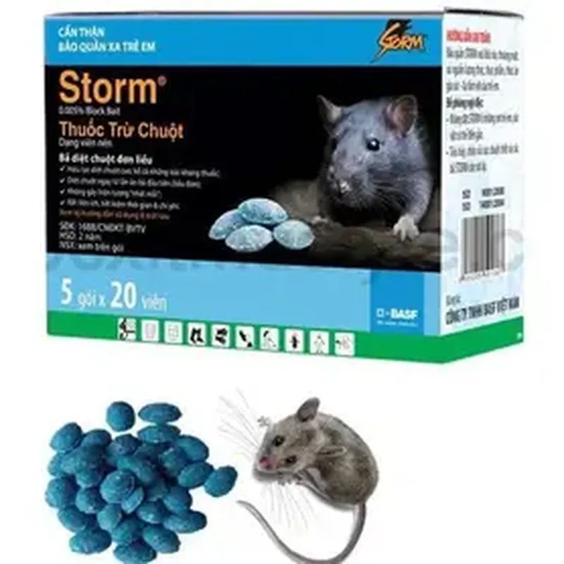 Thuốc diệt chuột thế hệ mới gói 20 viên