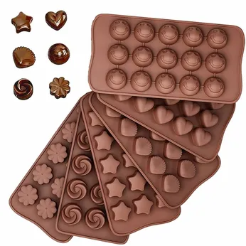 Silicone Chocolate Mold Tray for Making Valentine’s Chocolates