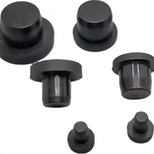 T-shaped punched hole silicone rubber stopper, durable and corrosion-resistant