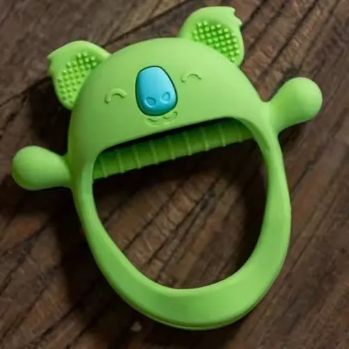 Cartoon Animal Silicone Teething Ring for Babies