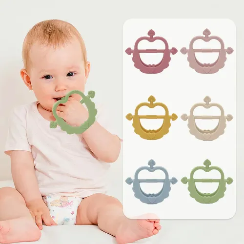 Silicone teether for babies 3–4–5–6 months old