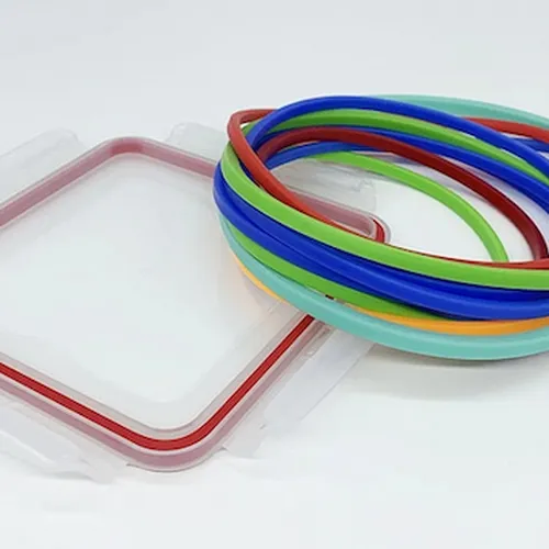 Square silicone seal