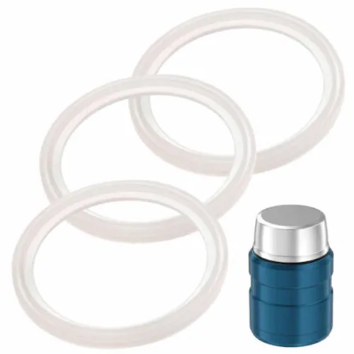Silicone gasket for thermos bottle