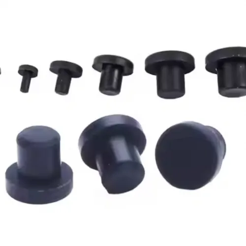 T-shaped punched hole silicone rubber stopper, durable and corrosion-resistant