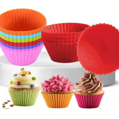 Silicone Cupcake Base – Baking Mold & Liner