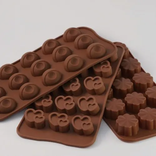 Silicone Chocolate Mold Tray for Making Valentine’s Chocolates