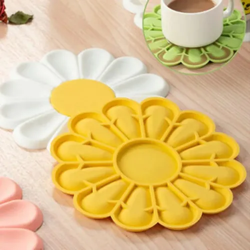 Silicone Cup Mat – Designed Coaster, Cup Base