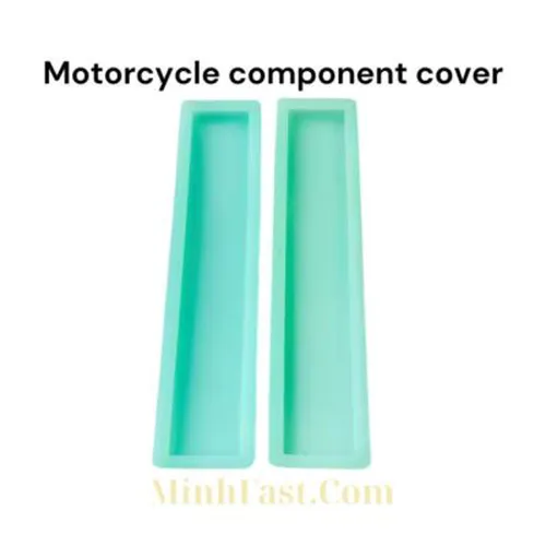 Durable silicone machined motorcycle parts cover