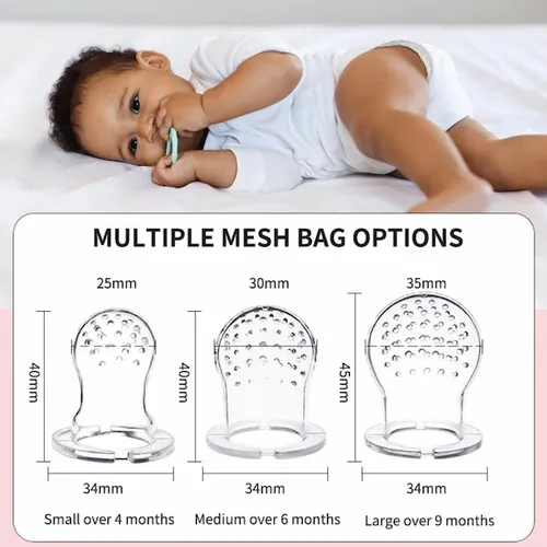 Silicone baby feeder nipple for weaning – soft and safe