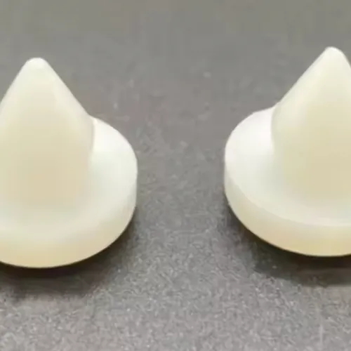 Durable, heat-resistant silicone rubber stoppers with flexible design