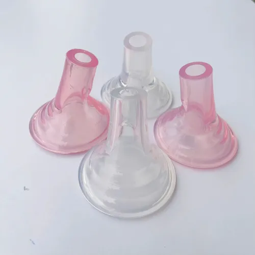 Silicone breast pump flange, milk collector, breast pump silicone flange