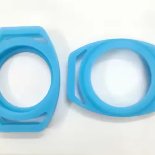 Standardly processed impact-resistant silicone watch case