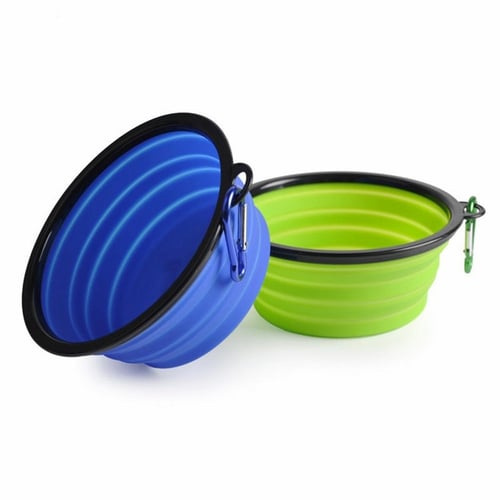Silicone Pet Food & Water Bowl / Portable Silicone Travel Pet Bowl