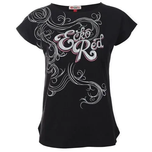 Ecko Unltd Áo thun Nữ Metallic Pearl Print IS17-90183 BLACK