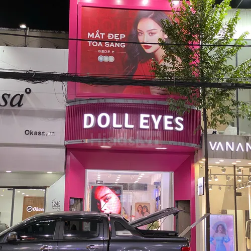 THIẾT KẾ BẢNG HIỆU - NỘI THẤT CỬA HÀNG DOLL EYES
