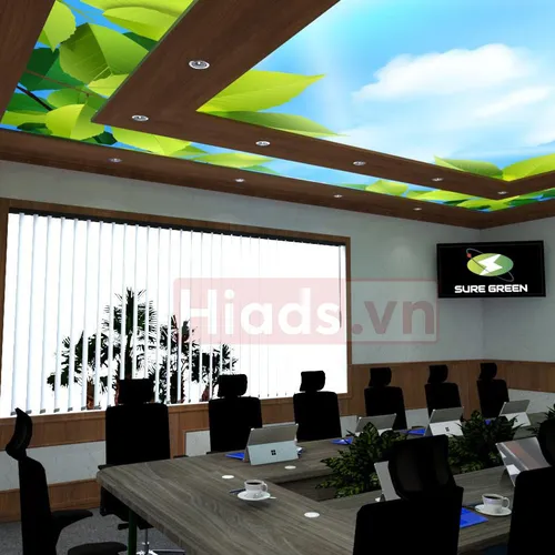 THIẾT KẾ NỘI THẤT VĂN PHÒNG SURE GREEN