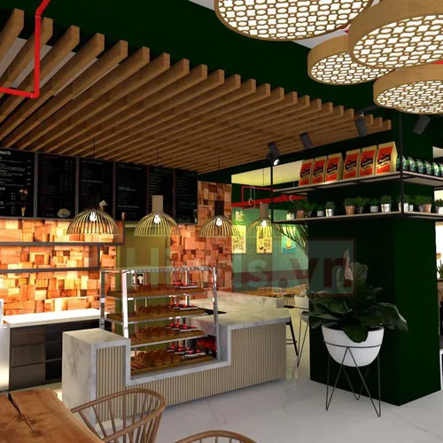 THIẾT KẾ - THI CÔNG NỘI THẤT HI COFFEE