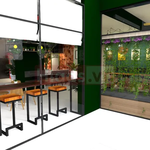 THIẾT KẾ - THI CÔNG NỘI THẤT HI COFFEE