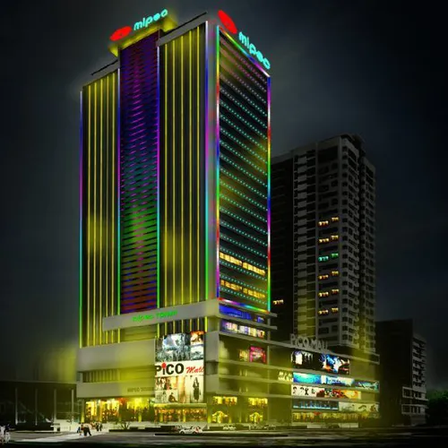 TRANG TRÍ LED TÒA NHÀ NGOÀI TRỜI