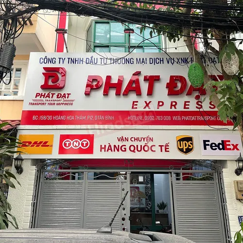 BẢNG HIỆU CÔNG TY VẬN CHUYỂN PHÁT ĐẠT