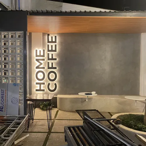 Dự Án Thiết Kế Và Thi Công Bảng Hiệu Quán Cà Phê: HOME COFFEE