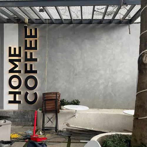 Dự Án Thiết Kế Và Thi Công Bảng Hiệu Quán Cà Phê: HOME COFFEE