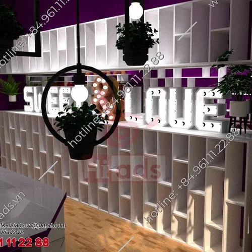 Thiết Kế Và Thi Công Bảng Hiệu, Nội Thất Shop  Hi Decor, Hơn 10 Năm Đồng Hành Cùng Thương Hiệu Hotline: 0961112288