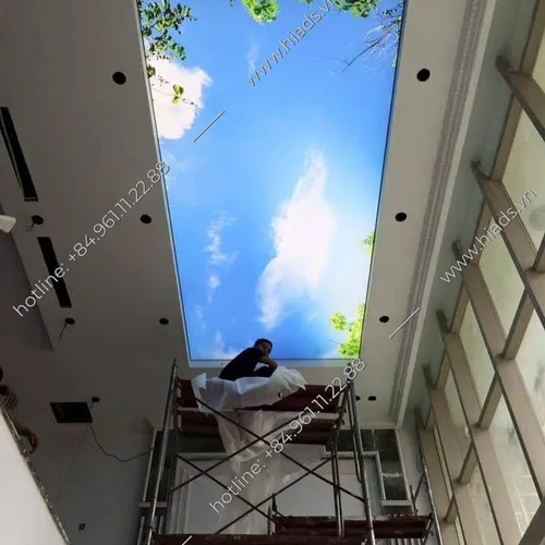 Thiết Kế Và Thi Công Trần Xuyên Sáng – Đẳng Cấp Cùng Hi Decor