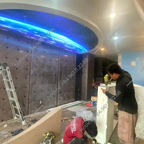 Thiết Kế Và Thi Công Trần Xuyên Sáng – Đẳng Cấp Cùng Hi Decor