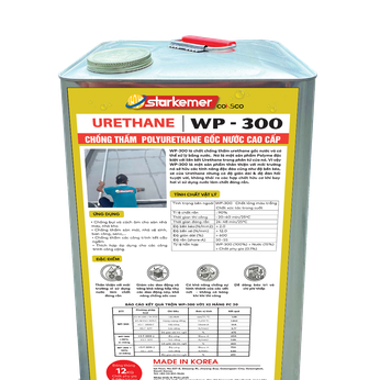 Polyurethane gốc nước WP-300 (pha thêm nước và xi măng)