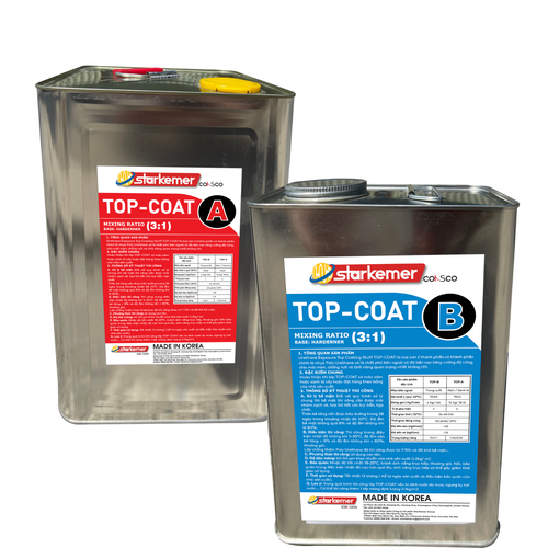 TOP-COAT A/B (Lớp phủ hoàn thiện dạng lỏng Polyurethane 2)