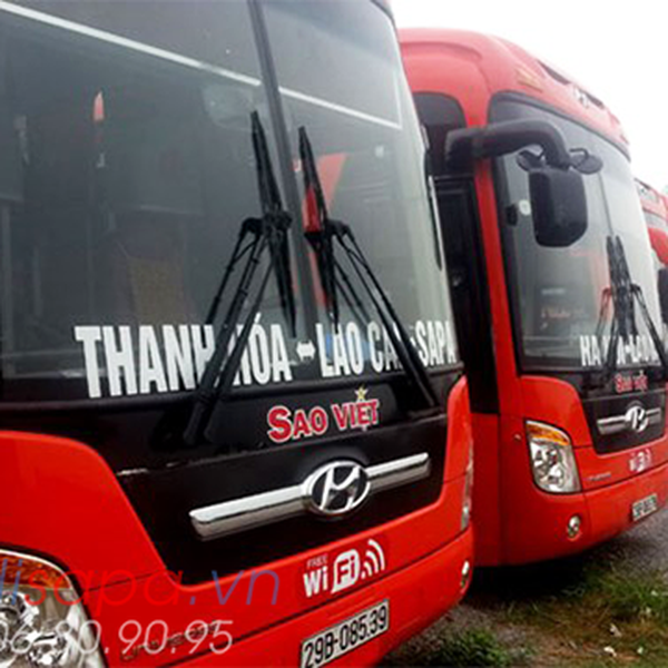 XE ĐI SAPA - XE GIƯỜNG NẰM SAO VIỆT