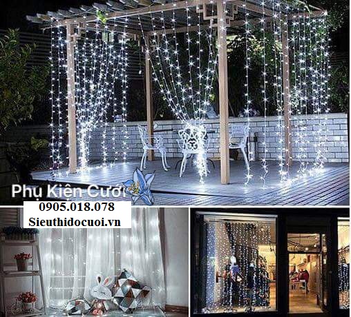 Dây đèn led giọt sương trang trí, led mưa trang trí Dây đèn led giọt sương trang trí, led mưa trang trí