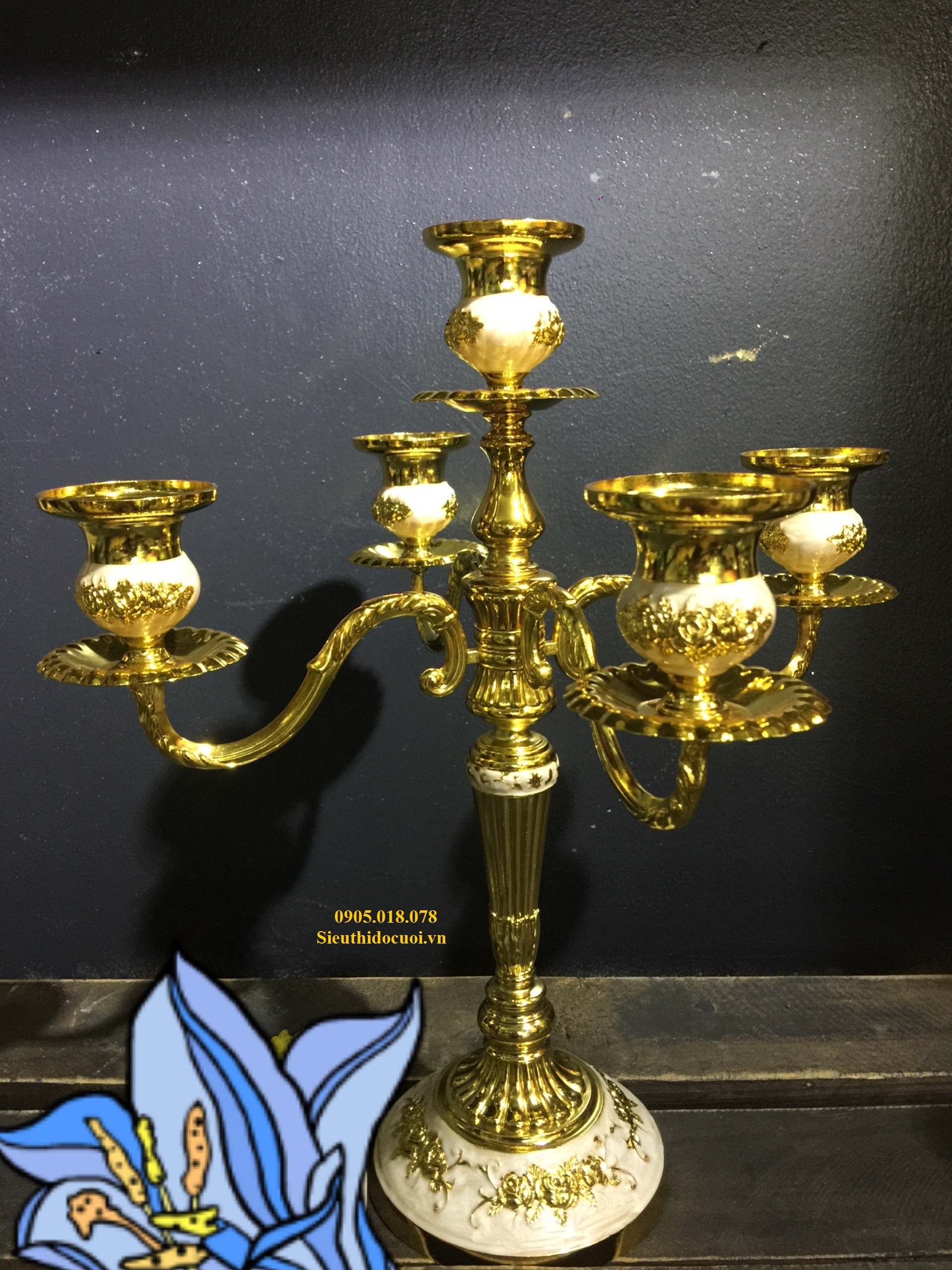 Chân nến trang trí giá rẻ Chân nến trang trí giá rẻ